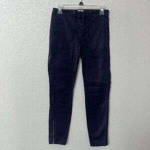 J. Crew Chino Pant Zipper Blue Navy blue size 26